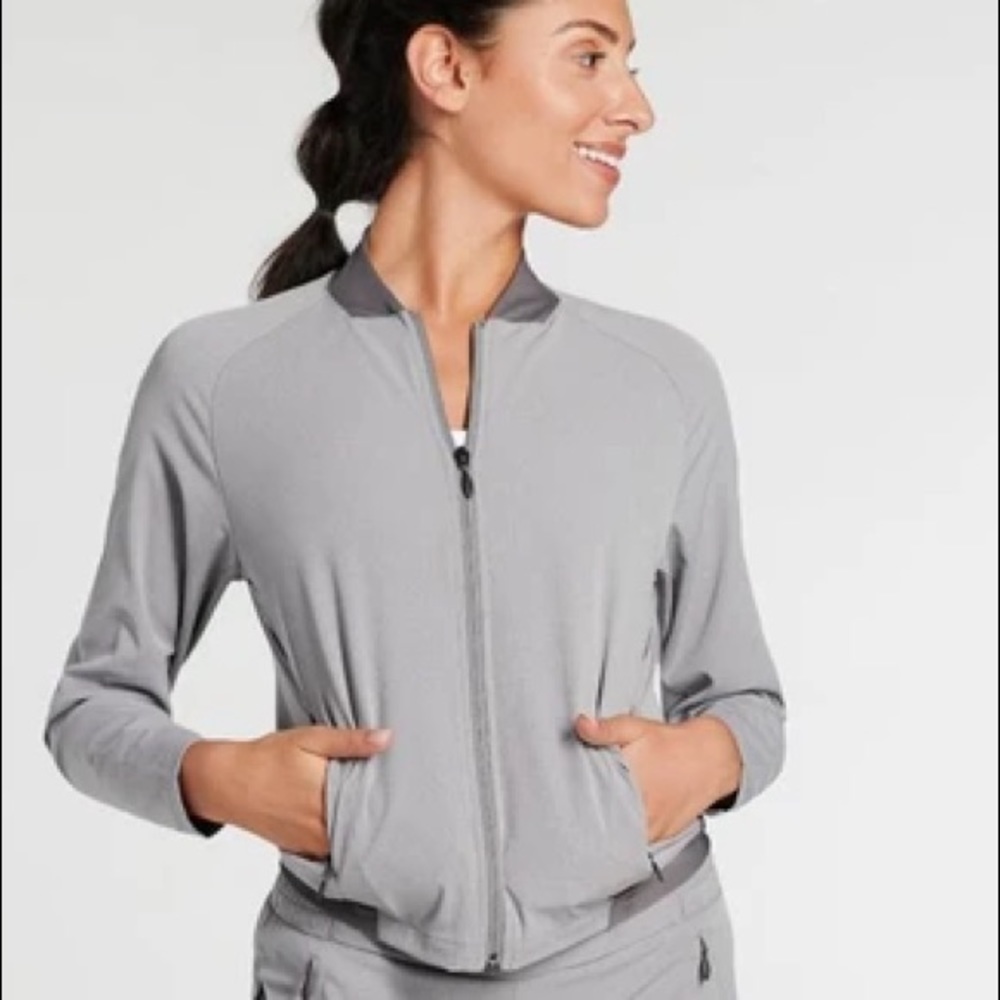 RYU AERO Bomber Jacket in Titanium - NEW